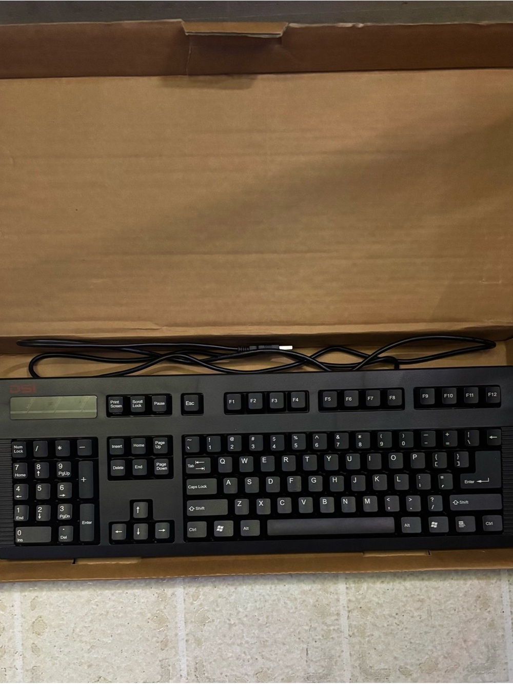 The DSI Left-Handed Wired Mechanical Keyboard (Model: KB-DCK-LH104-V2)